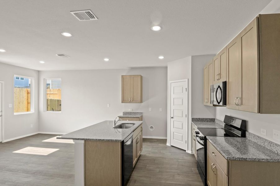 Furnished interior view inside a new home in Edgebrooke, Pflugerville (Image 12). Furnished interior view inside a new home in Edgebrooke, Pflugerville (Image 12).