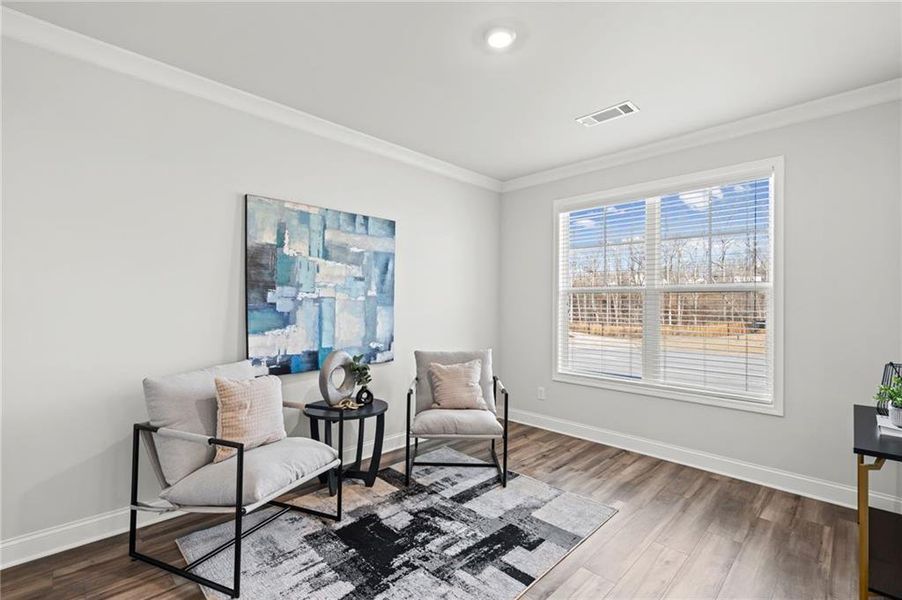 Furnished interior view inside a new home in Overlook at Marina Bay, Gainesville (Image 6).