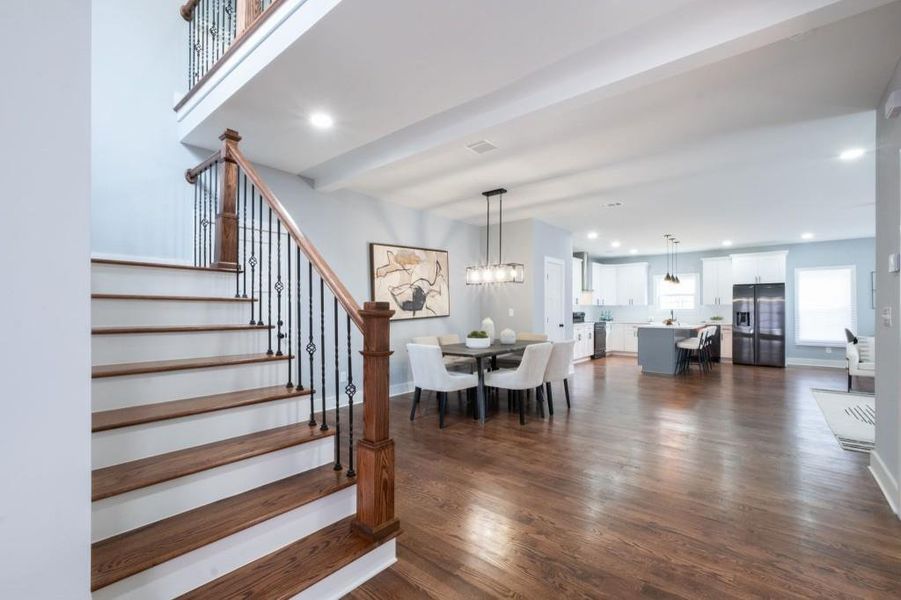 Furnished interior view inside a new home in , Fairburn (Image 6).
