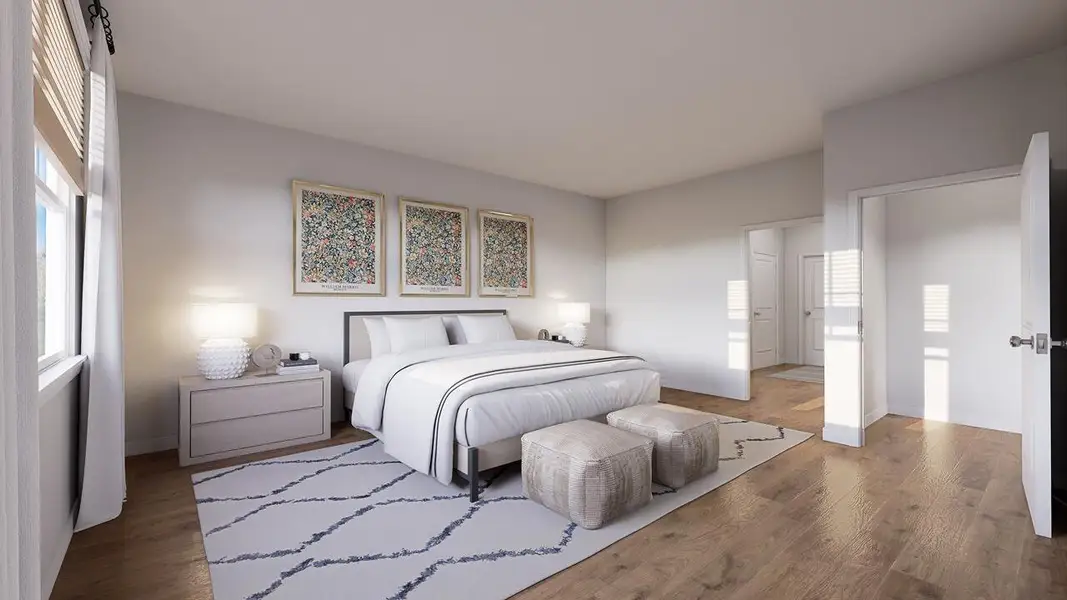 Furnished interior view inside a new home in The Cove at Mallard Crossing, Summerville (Image 6).
