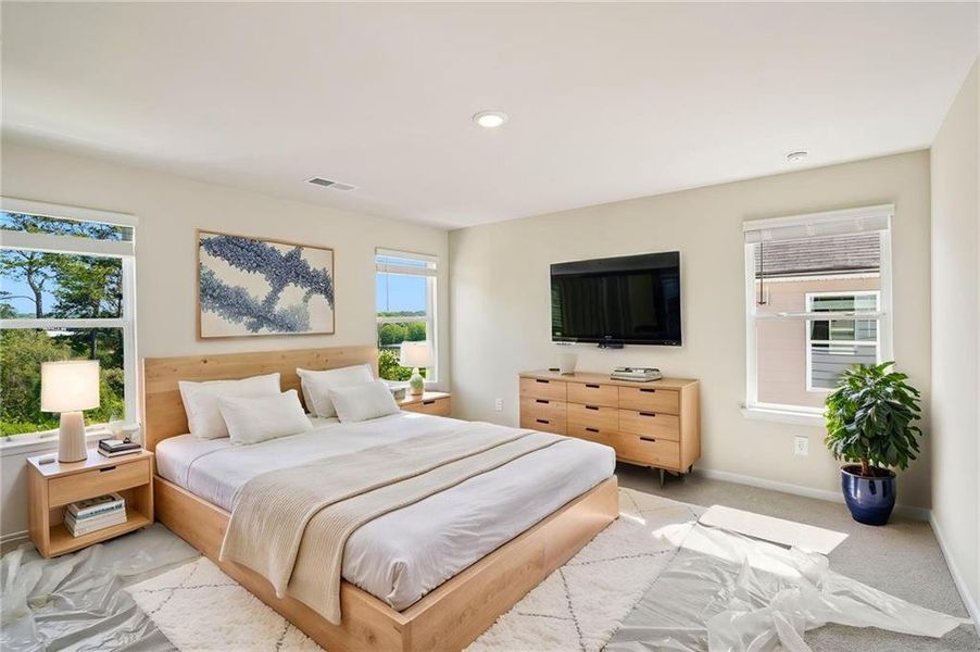 Furnished interior view inside a new home in Hawthorne Station, College Park (Image 14).
