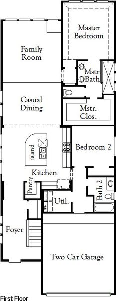 2D floor plan layout for the Tarrant by Coventry Homes in Heartland, Heartland, TX (Image 4). 2D floor plan layout for the Tarrant by Coventry Homes in Heartland, Heartland, TX (Image 4).