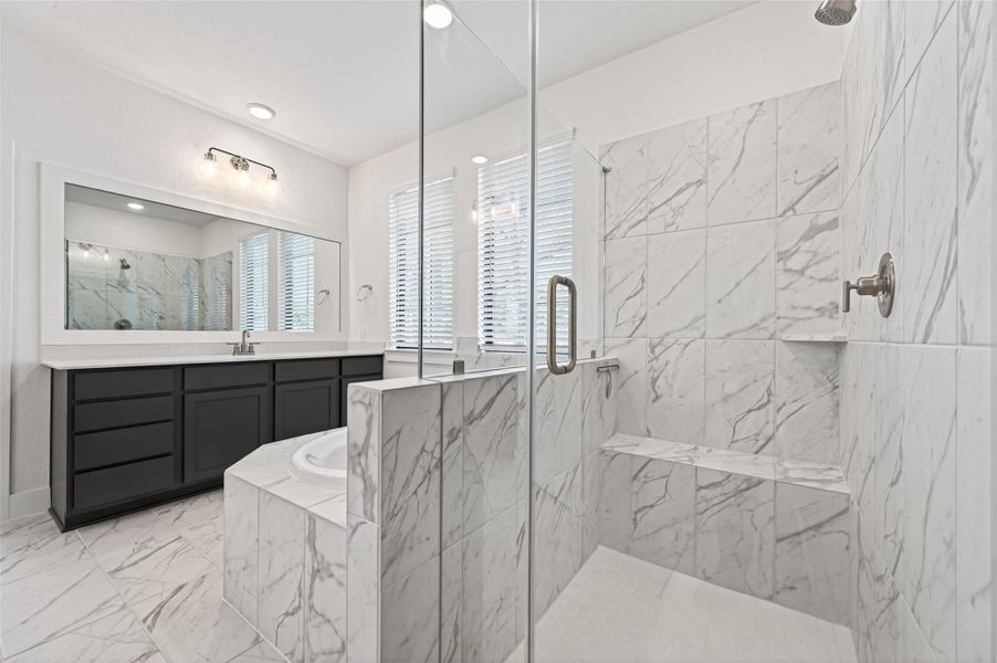 Furnished interior view inside a new home in Sorella, Tomball (Image 8).