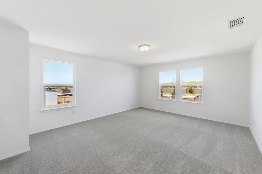 Spacious, unfurnished interior of a new home in Stoney Chase, Del Valle (Image 25). Spacious, unfurnished interior of a new home in Stoney Chase, Del Valle (Image 25).