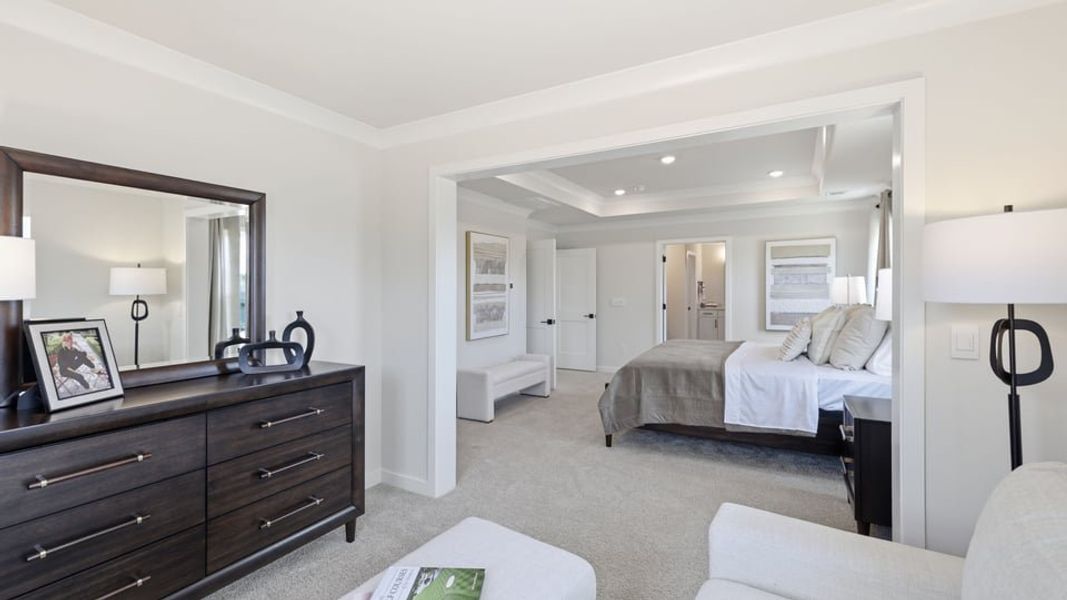 Furnished interior view inside a new home in Adams Glen, Greenville (Image 44).