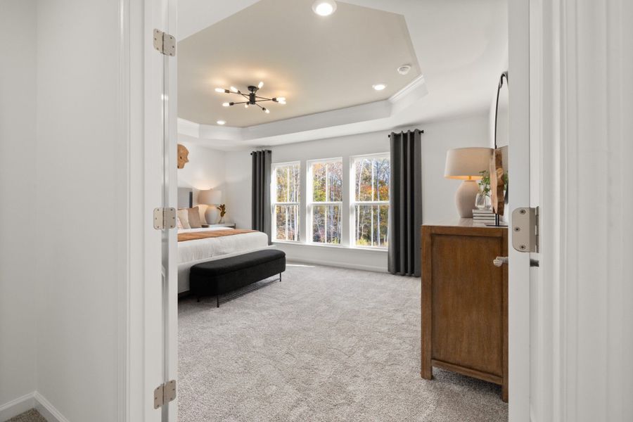 Representative furnished interior of a home built from the Grisham by Pulte Homes in Sedgefield Green, Greensboro (Image 13).