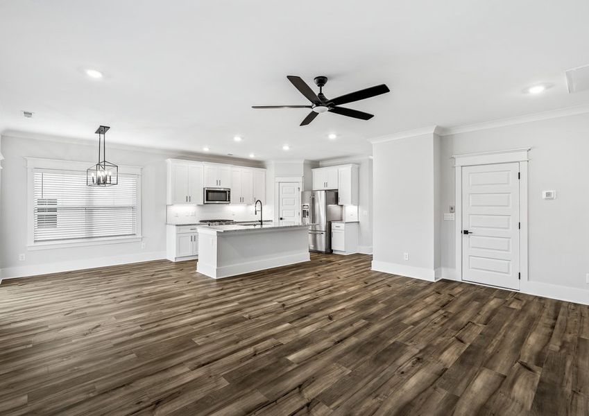 Open layout is the ideal layout for entertaining.