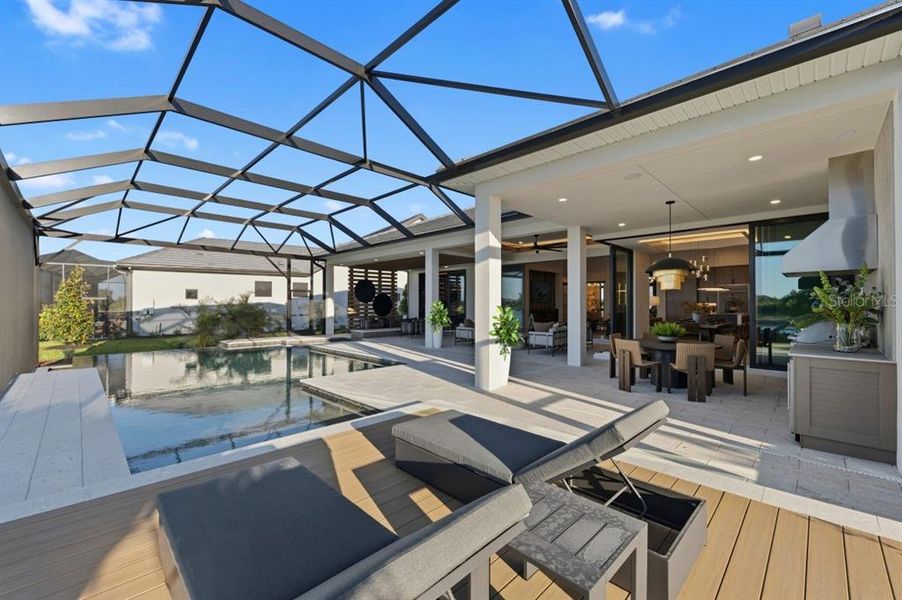 Exterior details and patio area of a home in , Venice (Image 26). Exterior details and patio area of a home in , Venice (Image 26).