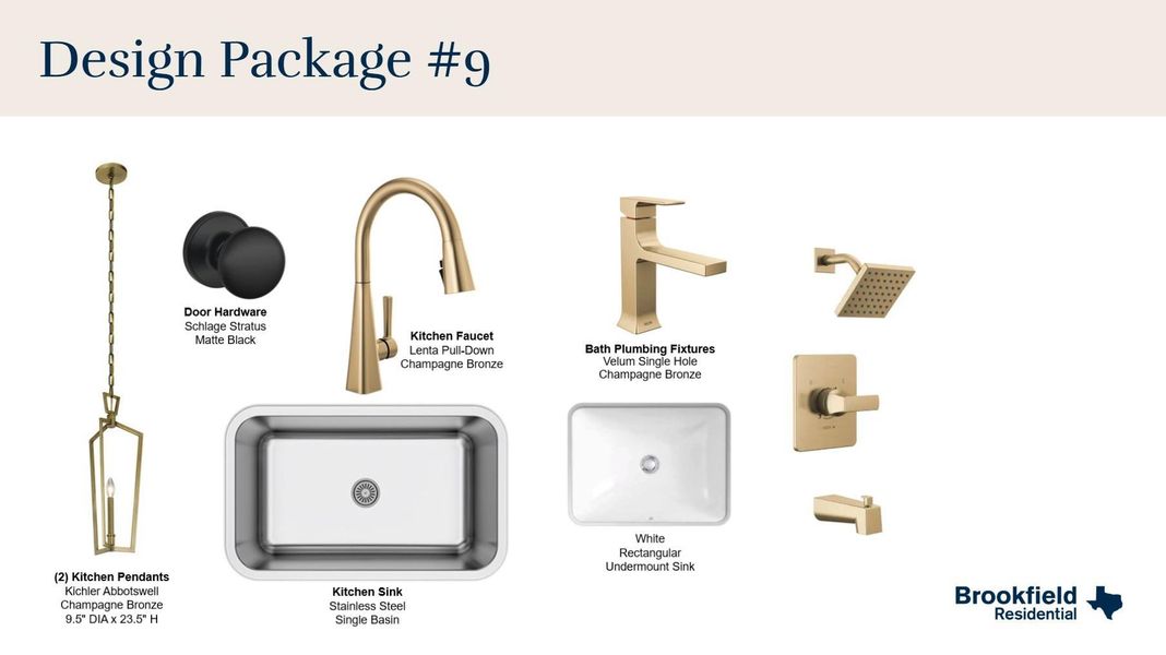 Sample of building materials used in homes in 45' Traditional Homes at Elyson, Katy (Image 5).