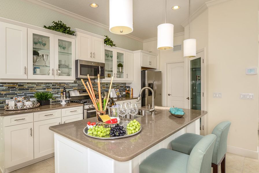 Representative furnished interior of a home built from the Endless Summer 4 by Neal Communities in Canoe Creek, Parrish (Image 13).