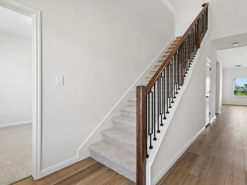 Spacious, unfurnished interior of a new home in Lakeside Meadows, Pflugerville (Image 8). Spacious, unfurnished interior of a new home in Lakeside Meadows, Pflugerville (Image 8).