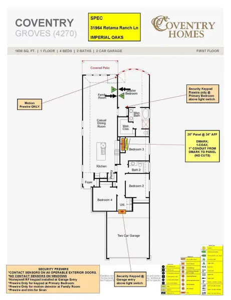 2D floor plan layout of this home in , Spring, TX (Image 5).