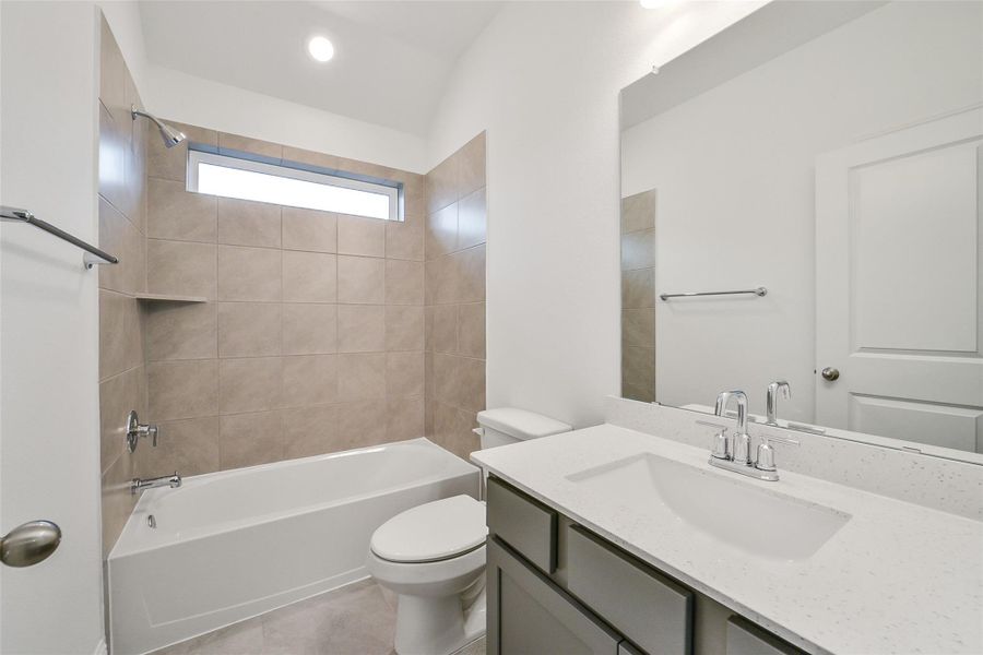 Furnished interior view inside a new home in Mavera, Conroe (Image 18).