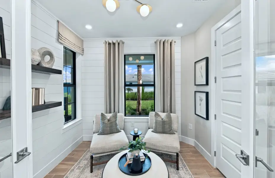 Representative furnished interior of a home built from the Flagstone by Del Webb in Del Webb Flagler Beach, Palm Coast (Image 12). Representative furnished interior of a home built from the Flagstone by Del Webb in Del Webb Flagler Beach, Palm Coast (Image 12).
