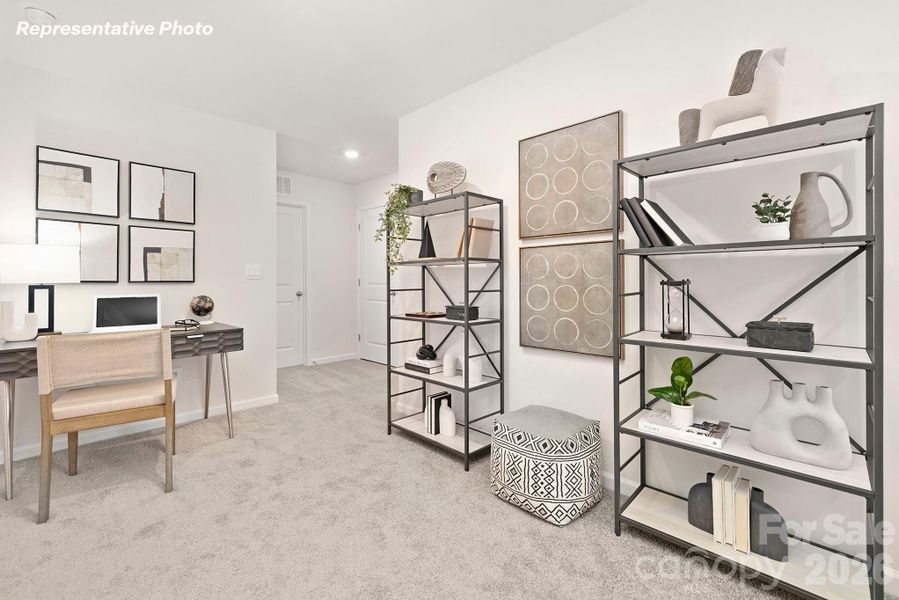 Furnished interior view inside a new home in Huffman Ridge, Hickory (Image 13).