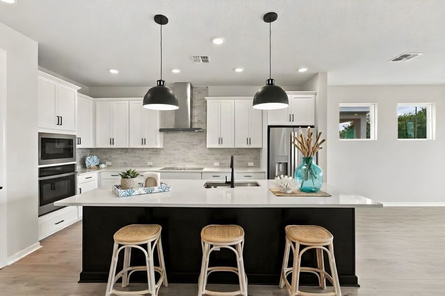 Furnished interior view inside a new home in Lakeside at Satilla, St. Cloud (Image 5).