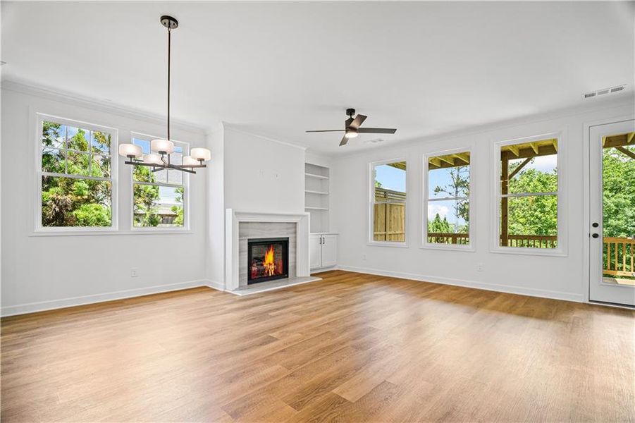 Spacious, unfurnished interior of a new home in The Retreat at River Green, Canton (Image 19). Spacious, unfurnished interior of a new home in The Retreat at River Green, Canton (Image 19).