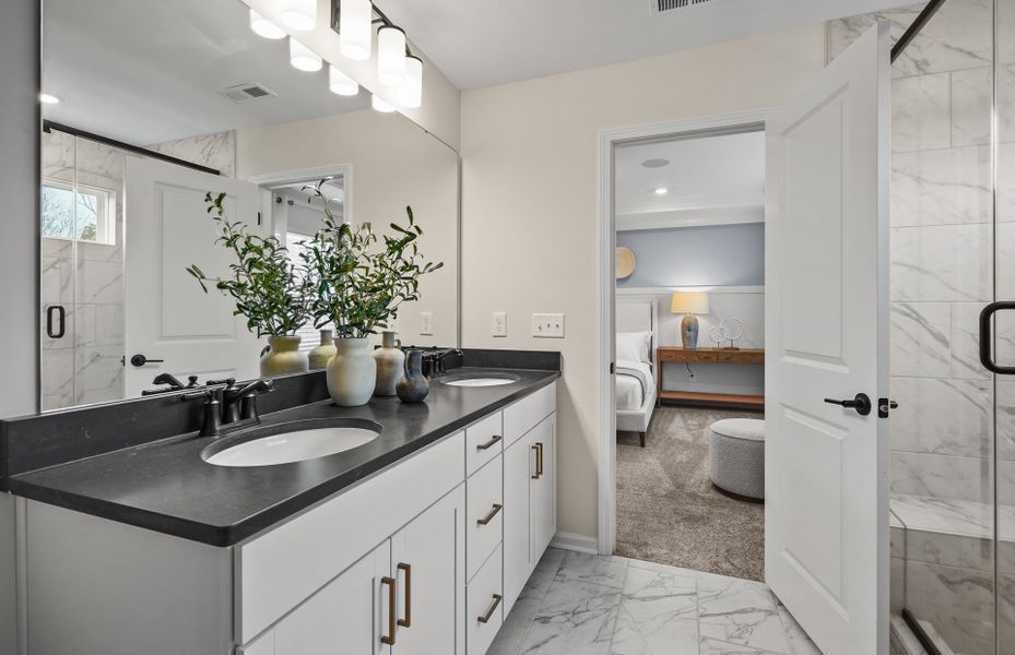 Furnished interior view inside a new home in Cannon Run, Concord (Image 26).