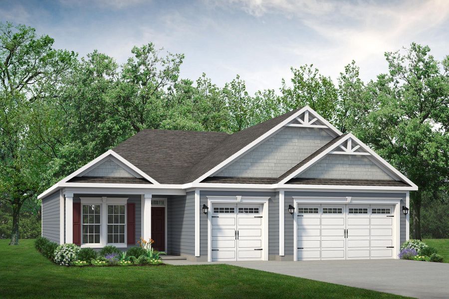 Representative exterior photo of a completed home built from the The Wave Crest by Chesapeake Homes in Coastal Club of the Carolinas, Calabash, NC (Image 25).