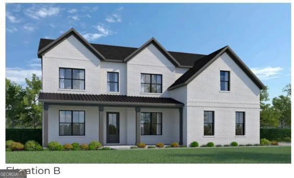 Front exterior of a new home in , Watkinsville, GA, highlighting curb appeal (Image 1). Front exterior of a new home in , Watkinsville, GA, highlighting curb appeal (Image 1).