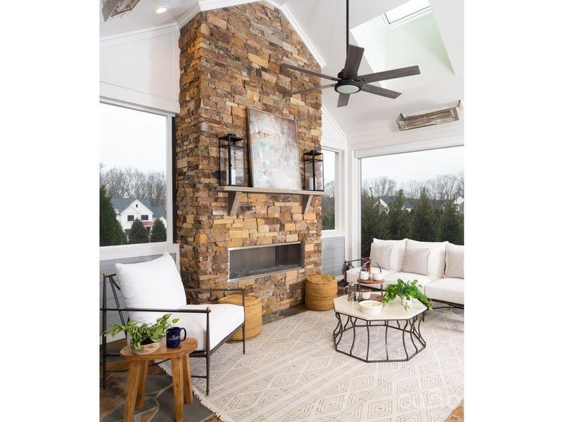 Furnished interior view inside a new home in , Davidson (Image 10).