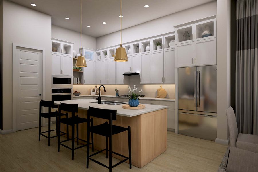The Rose - Optional Cooktop Kitchen
