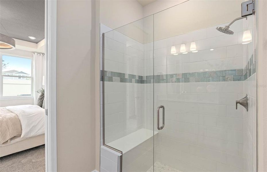Furnished interior view inside a new home in Del Webb Sunbridge, St. Cloud (Image 18).
