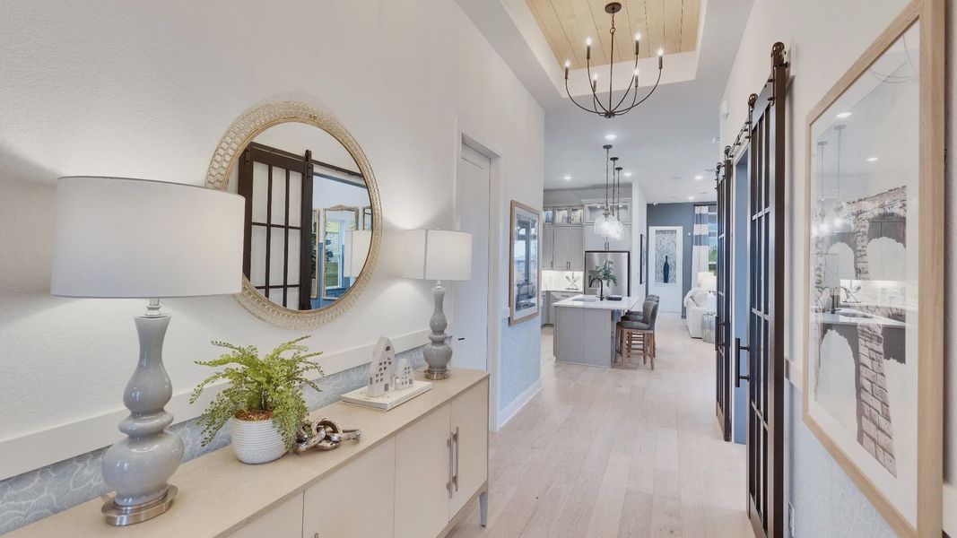 Furnished interior view inside a new home in Sunfield, Buda (Image 3).