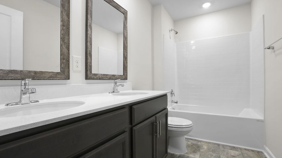 Furnished interior view inside a new home in Foxbank, Gray Court (Image 10).