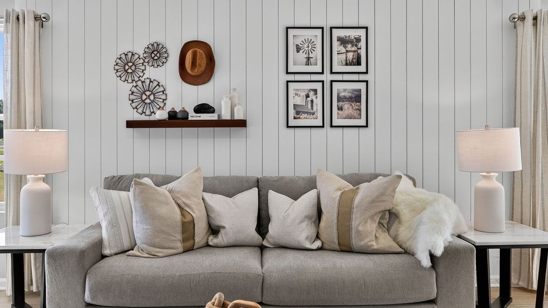 Representative furnished interior of a home built from the HARPER by D.R. Horton in The Arbors, Jacksonville (Image 15).