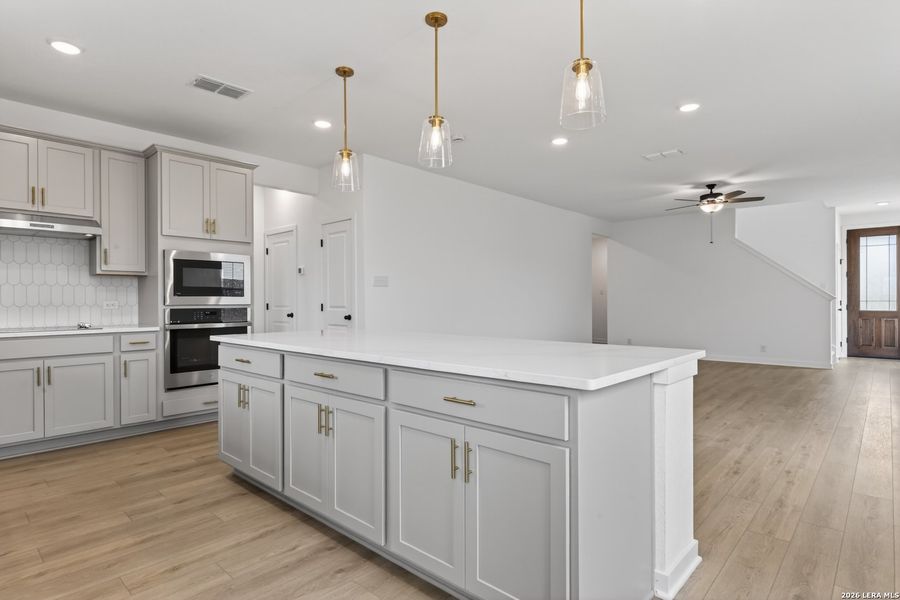 Furnished interior view inside a new home in Saddlebrook Ranch, Schertz (Image 8).