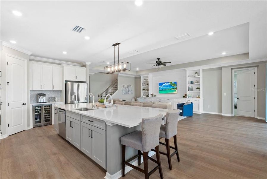 Furnished interior view inside a new home in , Bradenton (Image 17). Furnished interior view inside a new home in , Bradenton (Image 17).