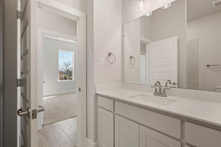 Furnished interior view inside a new home in Saddleback Estates, Boyd (Image 11). Furnished interior view inside a new home in Saddleback Estates, Boyd (Image 11).