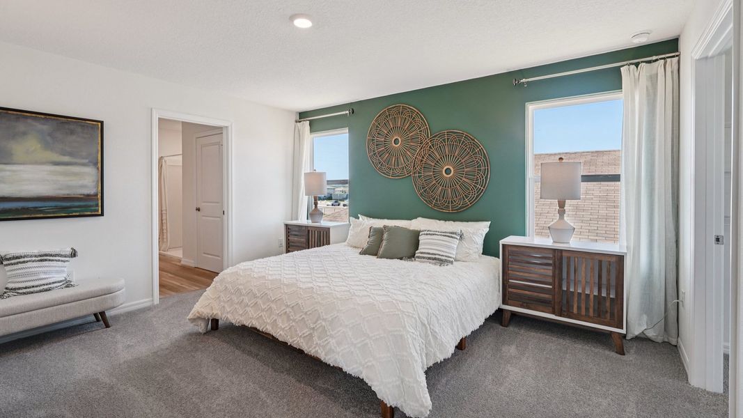 Furnished interior view inside a new home in Avalon Woods, Newberry (Image 13).