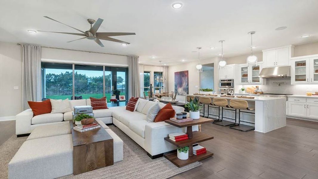Representative furnished interior of a home built from the Bonita by Taylor Morrison in Avalon at Friendswood, Friendswood (Image 4).