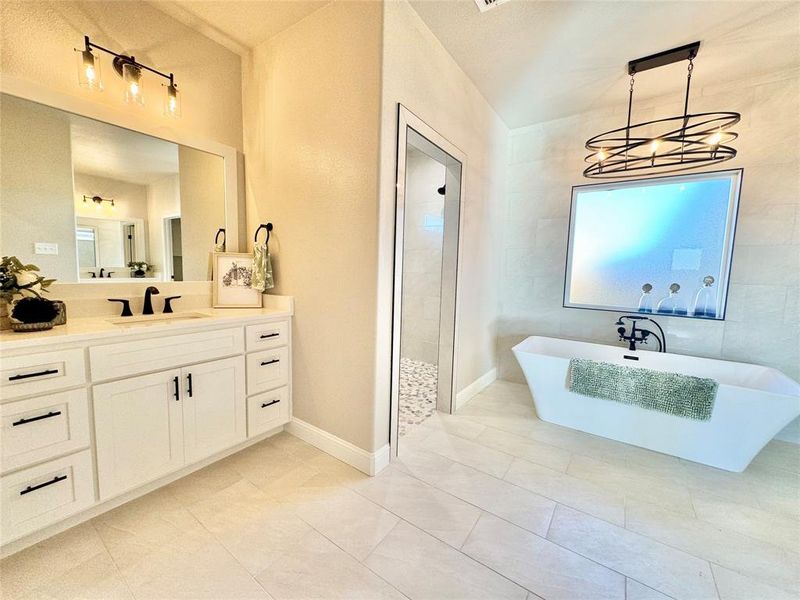 Furnished interior view inside a new home in , Abilene (Image 16).