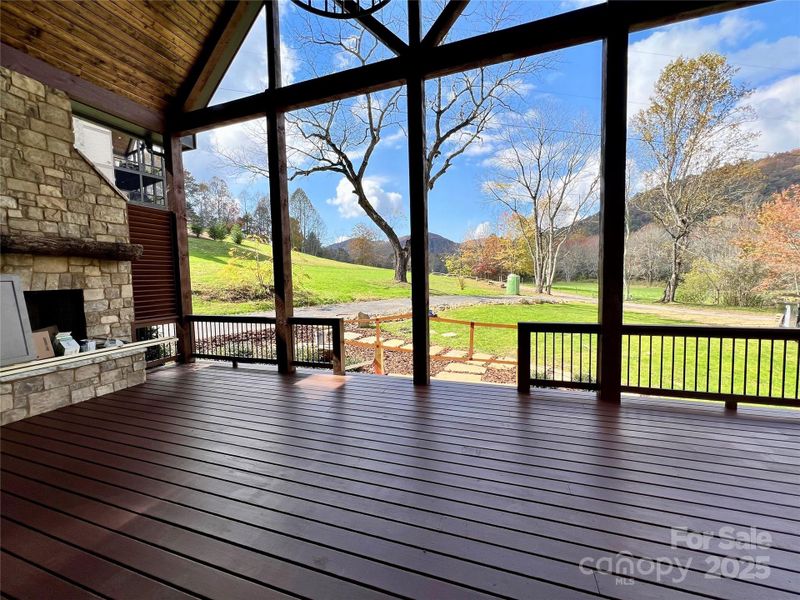 Exterior details and patio area of a home in , Cullowhee (Image 17). Exterior details and patio area of a home in , Cullowhee (Image 17).