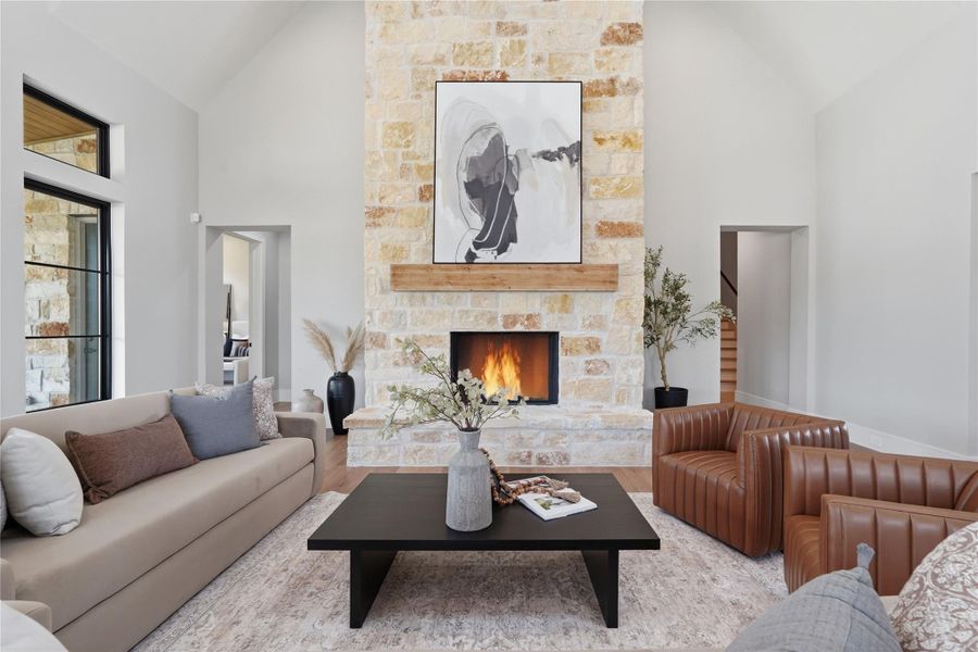 Furnished interior view inside a new home in , Willis (Image 10).