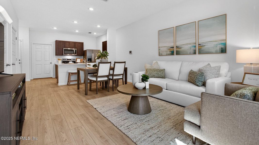Furnished interior view inside a new home in Liberty Cove, Yulee (Image 10).