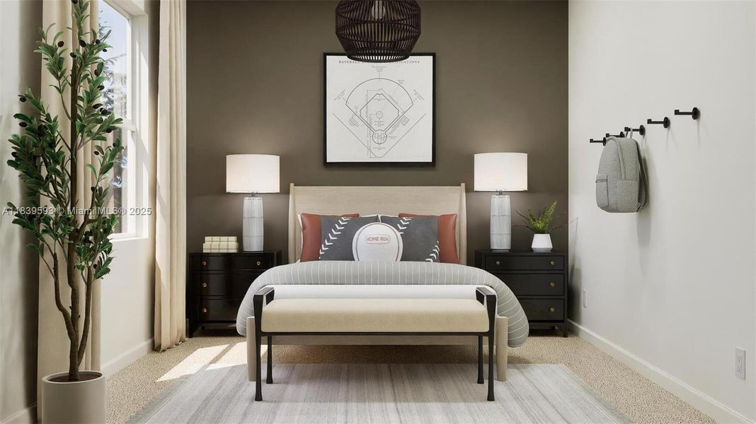 Furnished interior view inside a new home in Coral Landings, Florida City (Image 9).