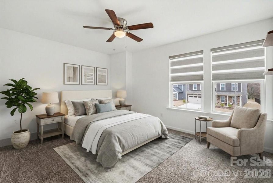 Furnished interior view inside a new home in , Charlotte (Image 31).