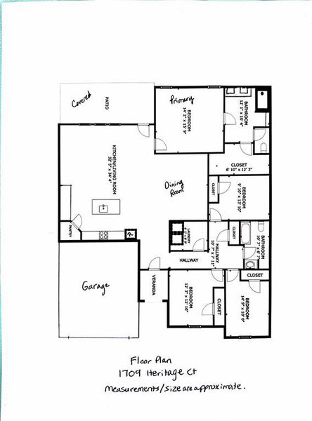 2D floor plan layout of this home in , Cleburne, TX (Image 5).