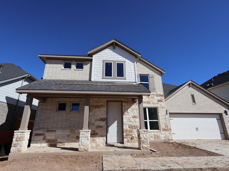 In-progress construction of a new home in Barksdale, Leander, TX (Image 13). In-progress construction of a new home in Barksdale, Leander, TX (Image 13).