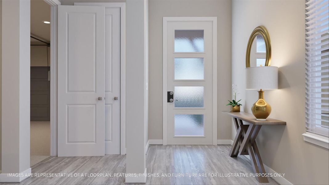 Furnished interior view inside a new home in La Segarra 40', Brookshire (Image 5).
