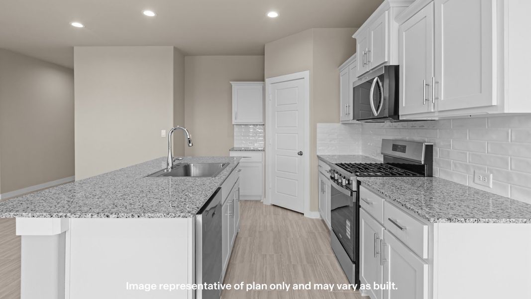 Furnished interior view inside a new home in Homestead at Parks Bell Ranch, Odessa (Image 6).