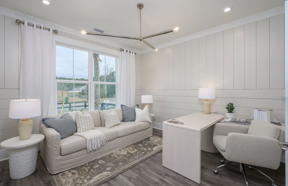 Furnished interior view inside a new home in Midpoint at New Riverside, Bluffton (Image 17).