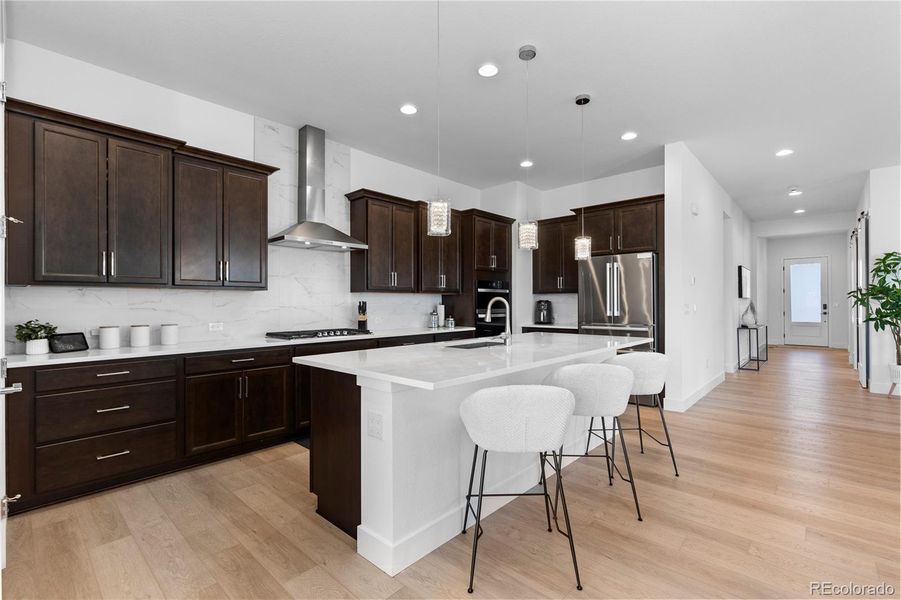 Furnished interior view inside a new home in , Castle Pines (Image 8). Furnished interior view inside a new home in , Castle Pines (Image 8).