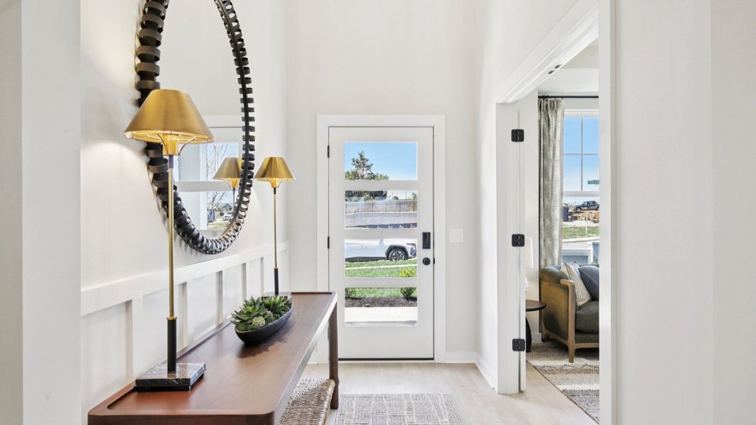 Representative furnished interior of a home built from the Lassiter by DRB Homes in Cottages of Bearwood, Mount Pleasant (Image 4).