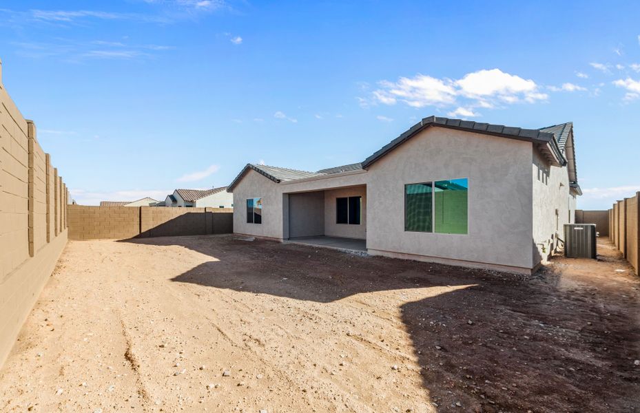Exterior details and patio area of a home in Parkside at Anthem at Merrill Ranch, Florence (Image 3).