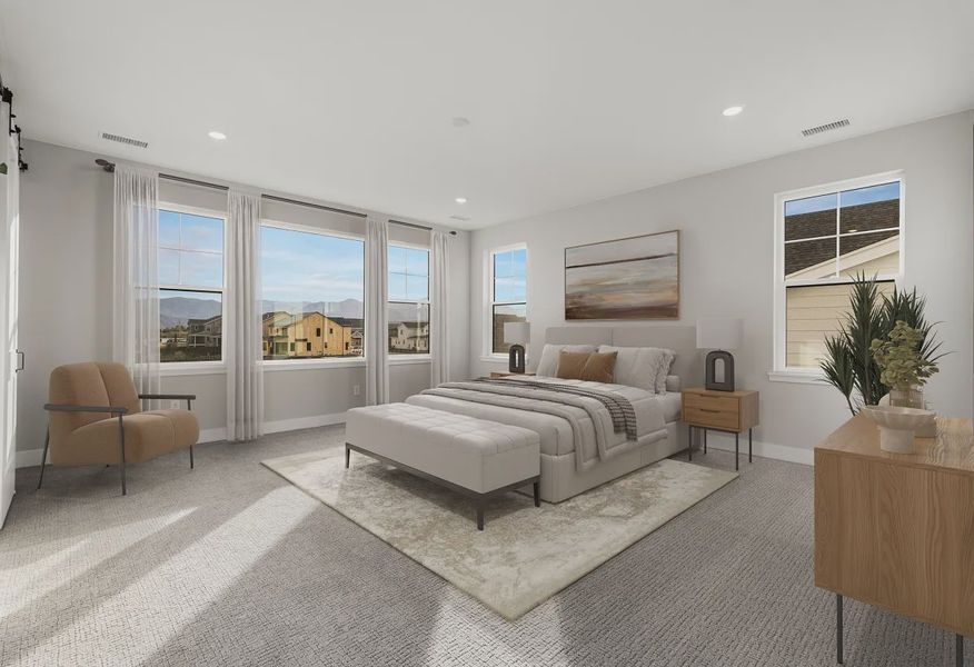 Homesite 265 Primary Bedroom - Virtually Staged - 15 of 24